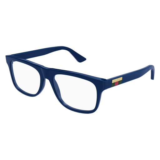 Monture de lunettes Homme Gucci GG1117O004 BLUE BLUE TRANSPARENT56